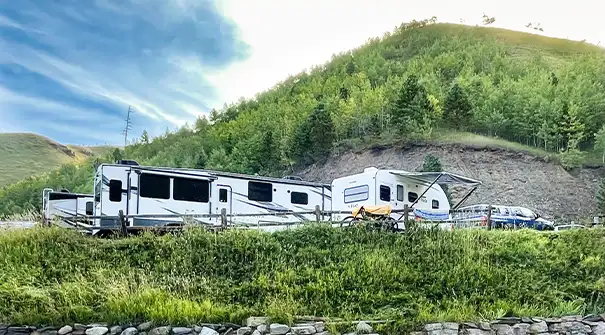 RVs at Whistler Gulch
